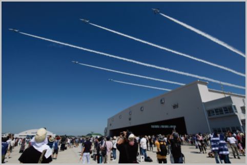 ブルーインパルスなど松島基地航空祭が完全復活